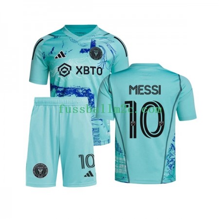 Fußballtrikots Inter Miami Lionel Messi 10 Special Kinder Heim Trikotsatz 2023-2024